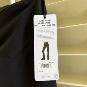Alo airbrush high waist boot cut leggings size M